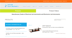 Desktop Screenshot of jayamelectronics.com